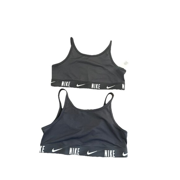 Nike Big Girls Trophy Sports Bra Bundle Youth Medium 2 Bras - Picture 1 of 3